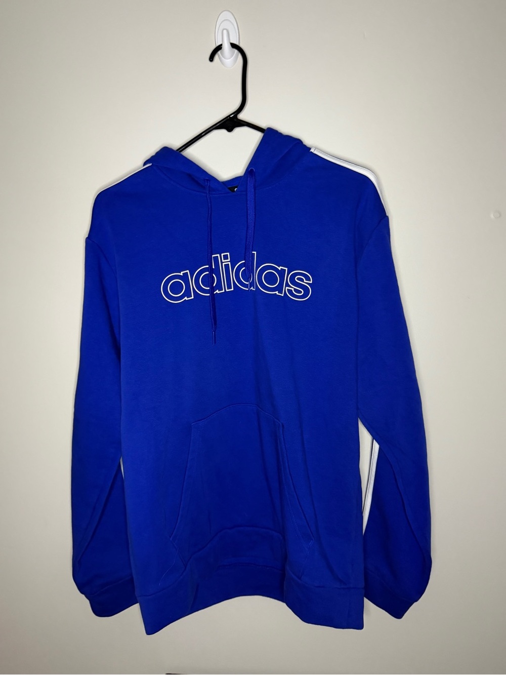 adidas Royal Blue Logo Pullover Hoodie